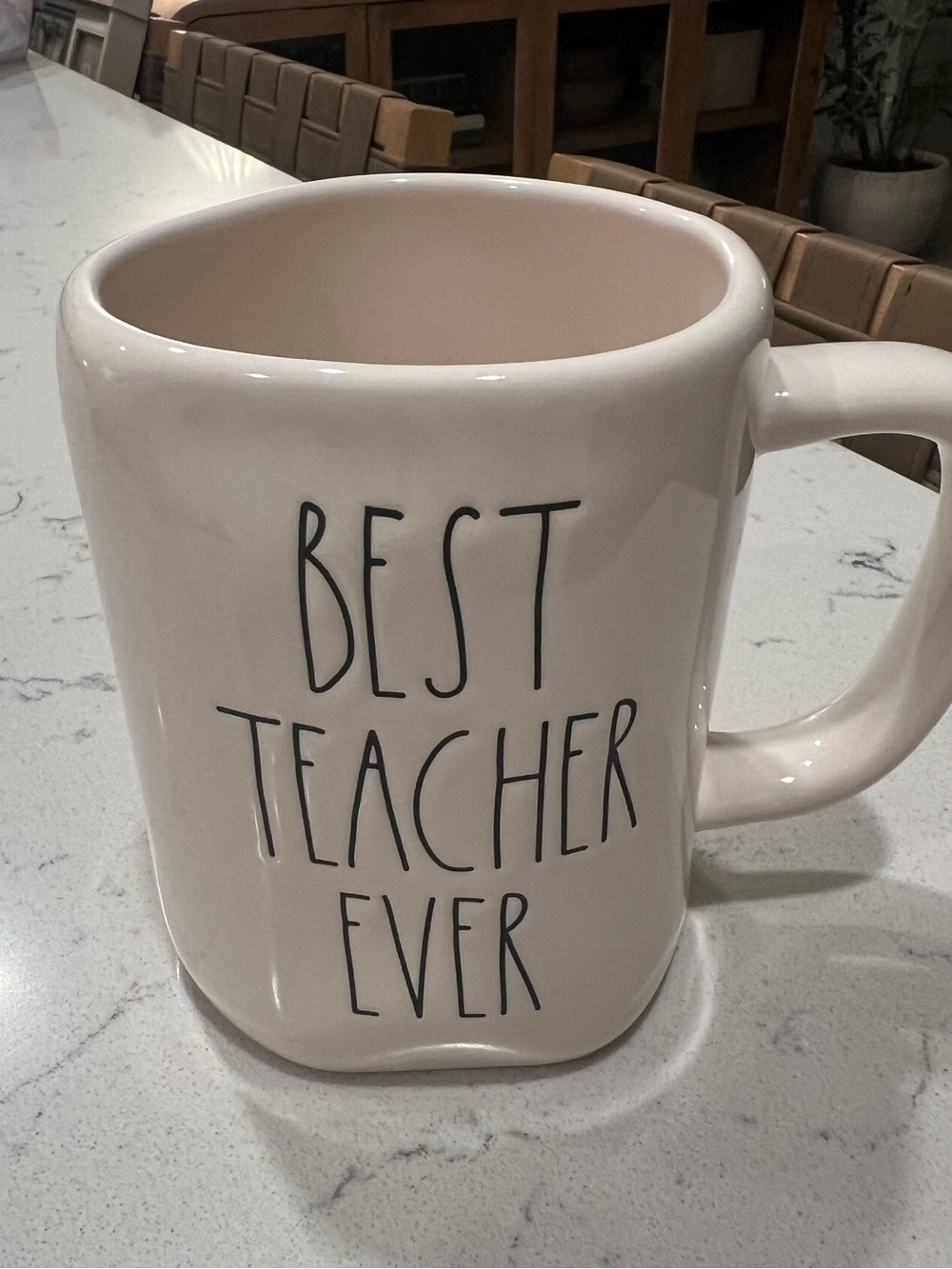 NWT Rae Dunn Ceramic Best Teacher Ever Mug